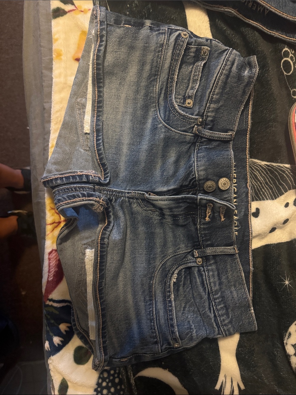 American Eagle Outfitters Faded Blue Denim Jeans